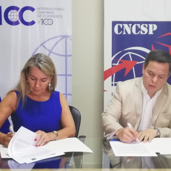  Firma convenio de cooperación interinstitucional con la ICC y CEDEP